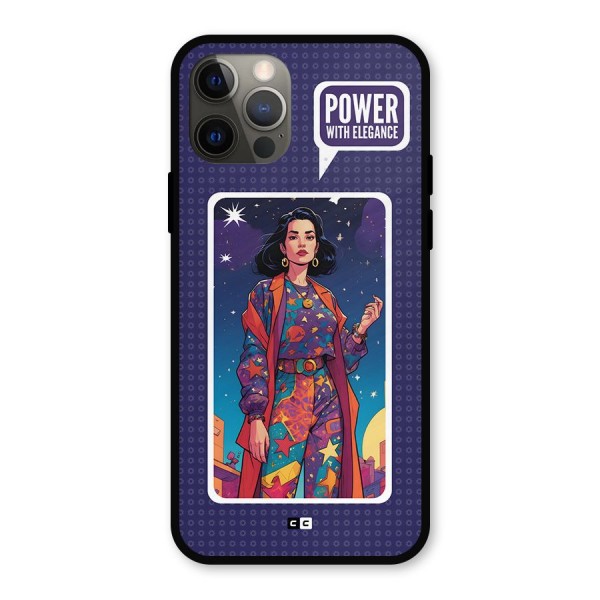 Power With Elegance Metal Back Case for iPhone 12 Pro