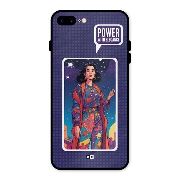 Power With Elegance Metal Back Case for iPhone 7 Plus