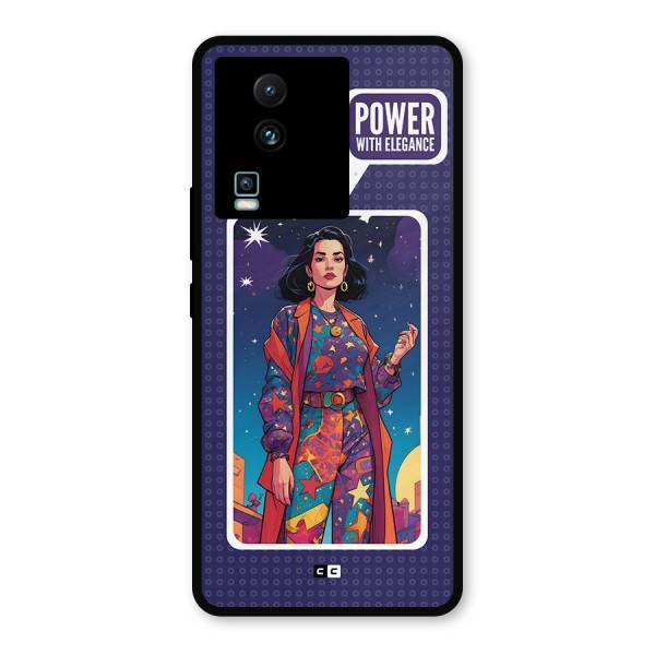 Power With Elegance Metal Back Case for iQOO Neo 7 Pro
