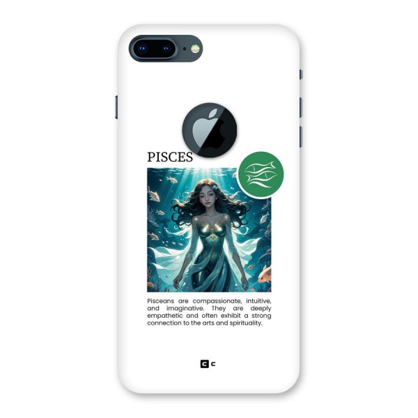 Precious Pisces Back Case for iPhone 7 Plus Logo Cut