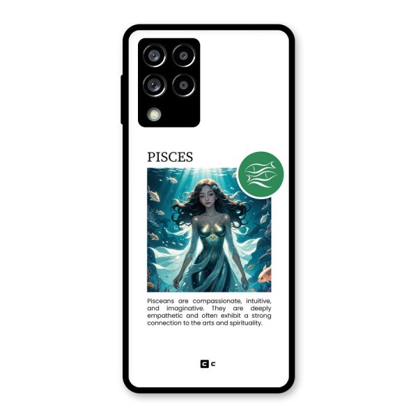 Precious Pisces Glass Back Case for Galaxy M53 5G
