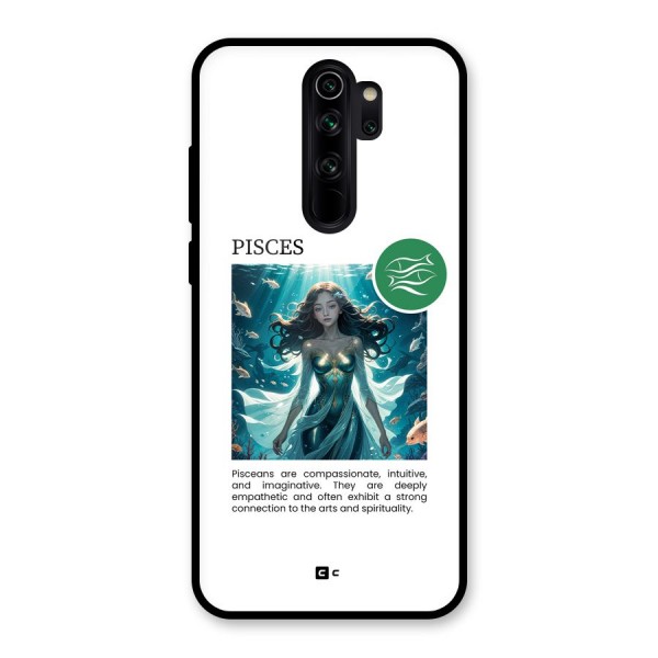 Precious Pisces Glass Back Case for Redmi Note 8 Pro