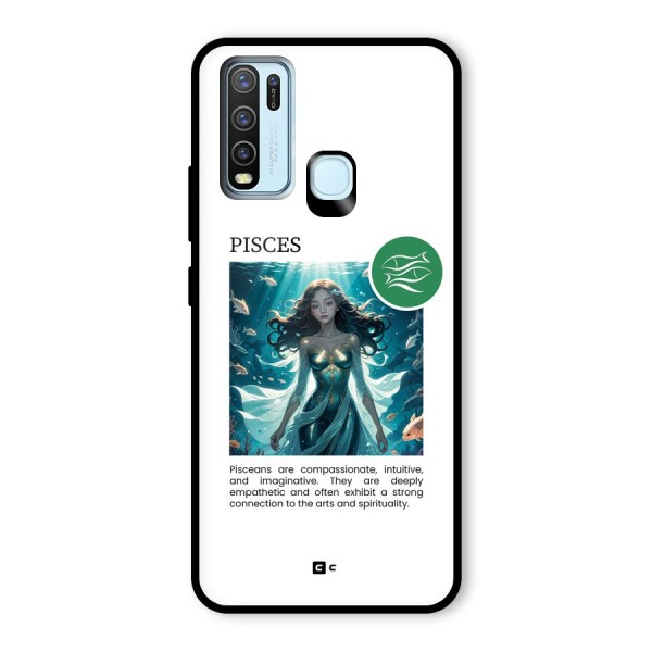 Precious Pisces Glass Back Case for Vivo Y30