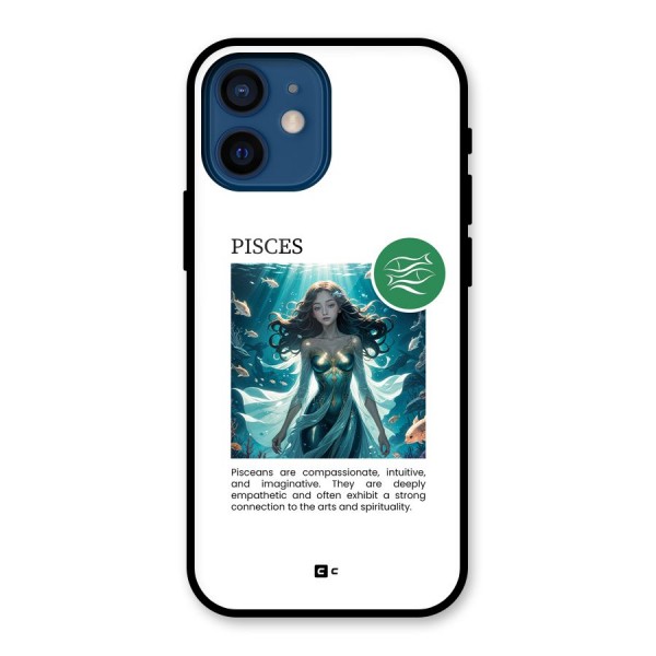 Precious Pisces Glass Back Case for iPhone 12 Mini