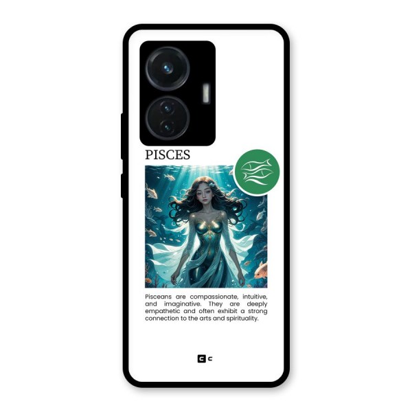 Precious Pisces Glass Back Case for iQOO Z6 44W