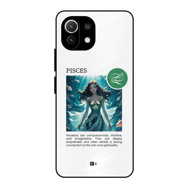 Precious Pisces Metal Back Case for Mi 11 Lite