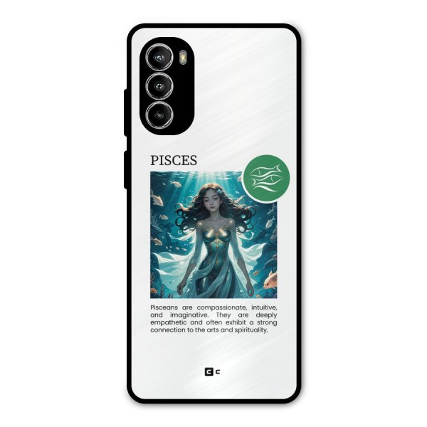 Precious Pisces Metal Back Case for Moto G82