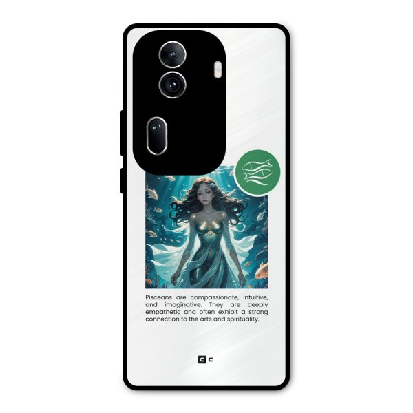 Precious Pisces Metal Back Case for Oppo Reno11 Pro 5G