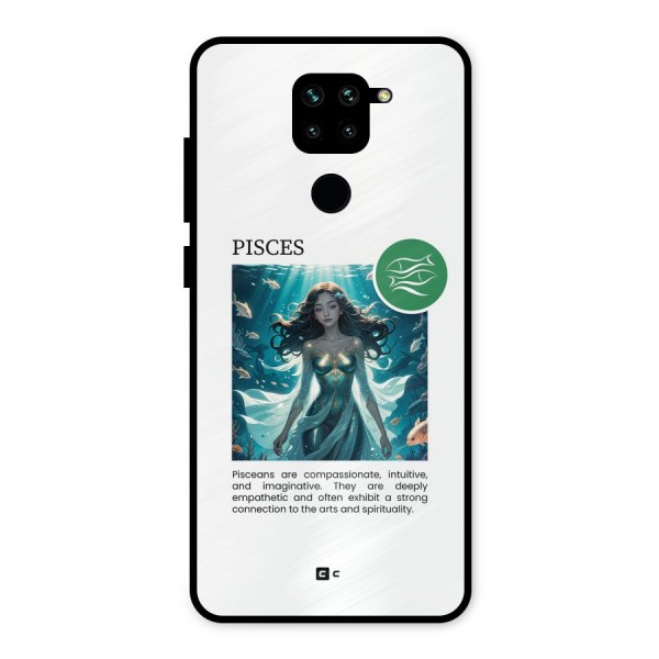 Precious Pisces Metal Back Case for Redmi Note 9