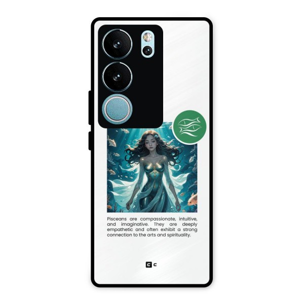 Precious Pisces Metal Back Case for Vivo V29