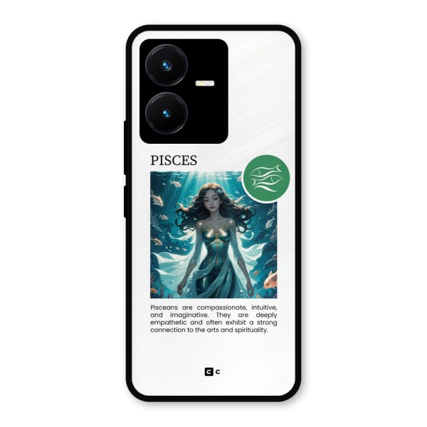 Precious Pisces Metal Back Case for Vivo Y22