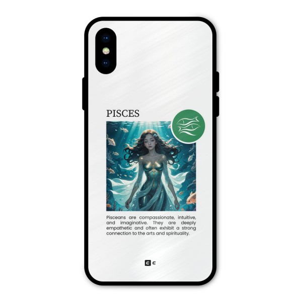 Precious Pisces Metal Back Case for iPhone XS