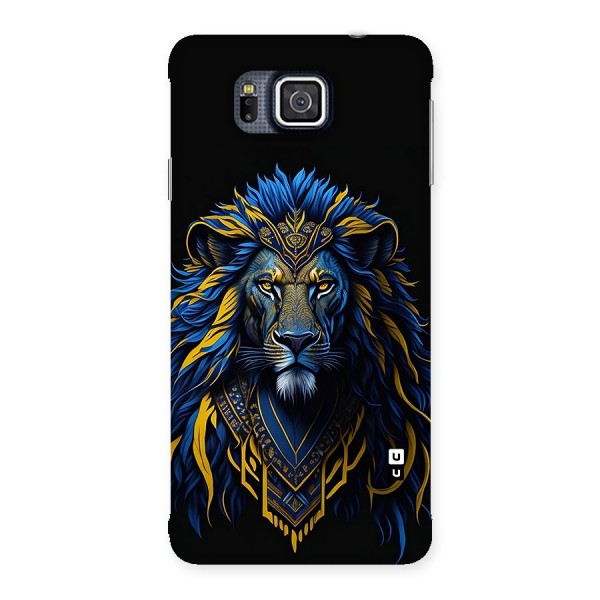 Premium Lion Abstract Portrait Art Back Case for Galaxy Alpha