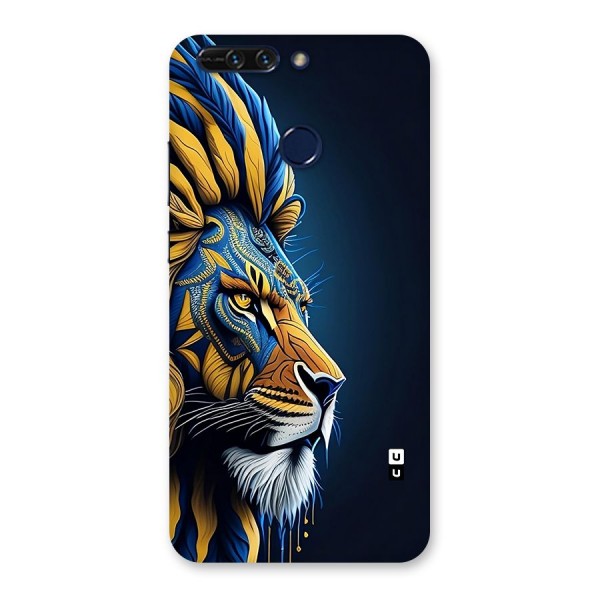 Premium Lion Abstract Side Art Back Case for Honor 8 Pro