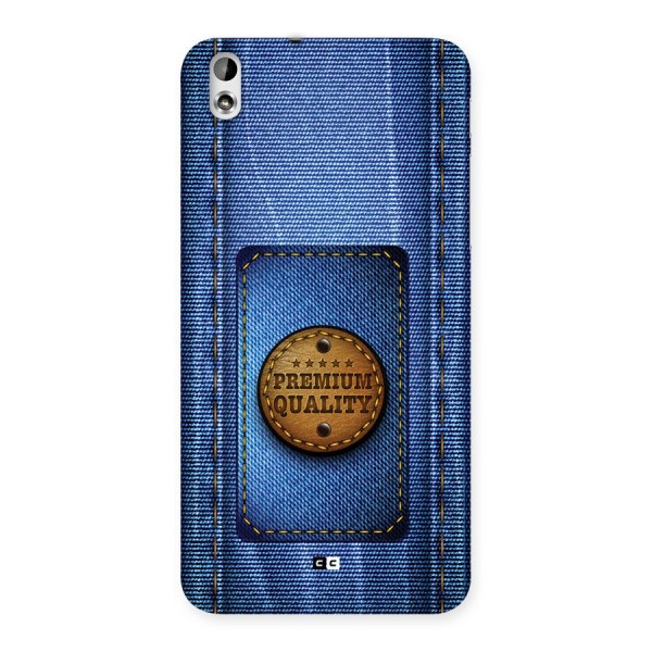 Premium Quality Denim Back Case for Desire 816