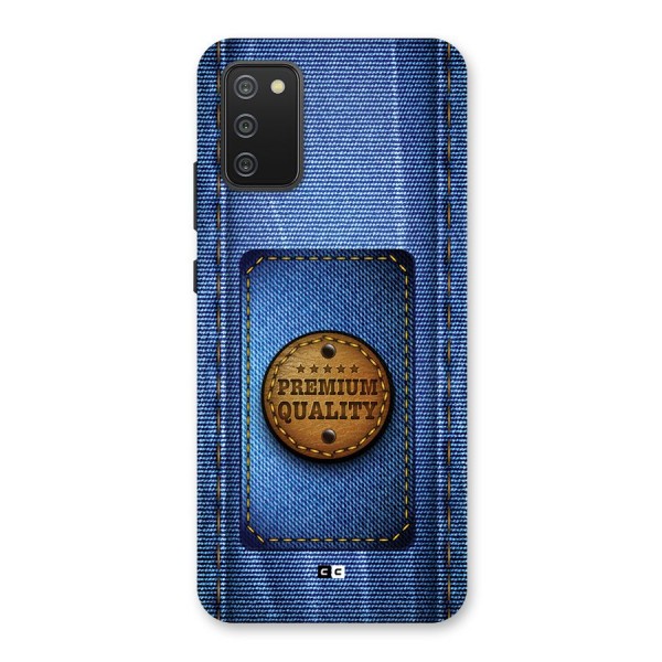 Premium Quality Denim Back Case for Galaxy M02s
