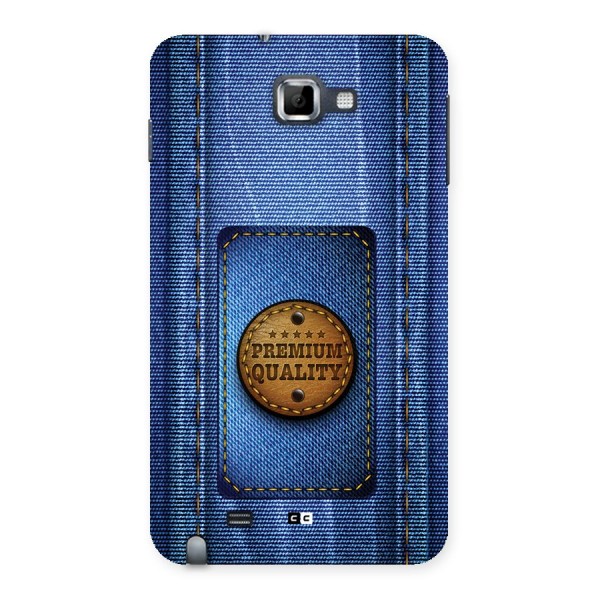 Premium Quality Denim Back Case for Galaxy Note