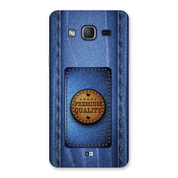 Premium Quality Denim Back Case for Galaxy On7 Pro