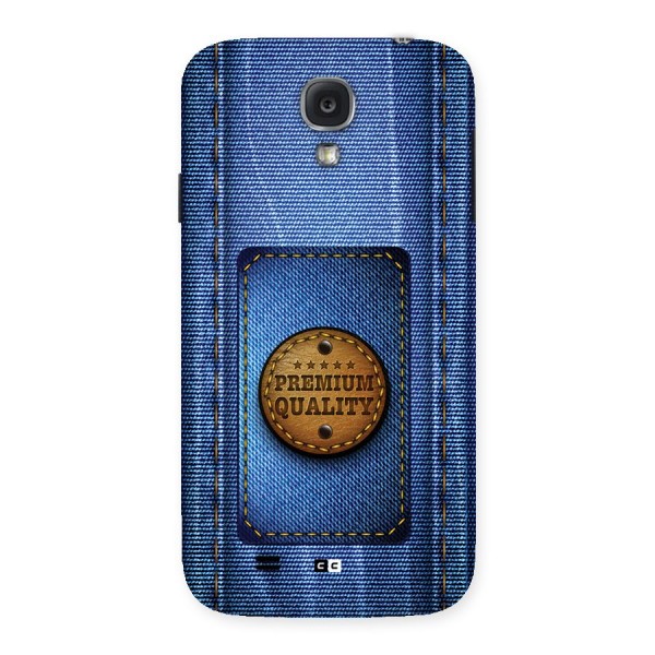 Premium Quality Denim Back Case for Galaxy S4
