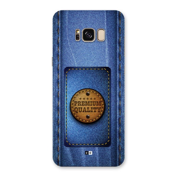 Premium Quality Denim Back Case for Galaxy S8 Plus