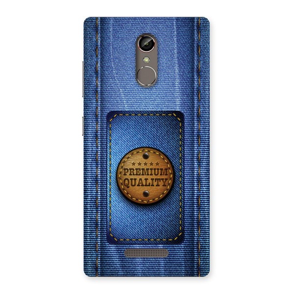 Premium Quality Denim Back Case for Gionee S6s