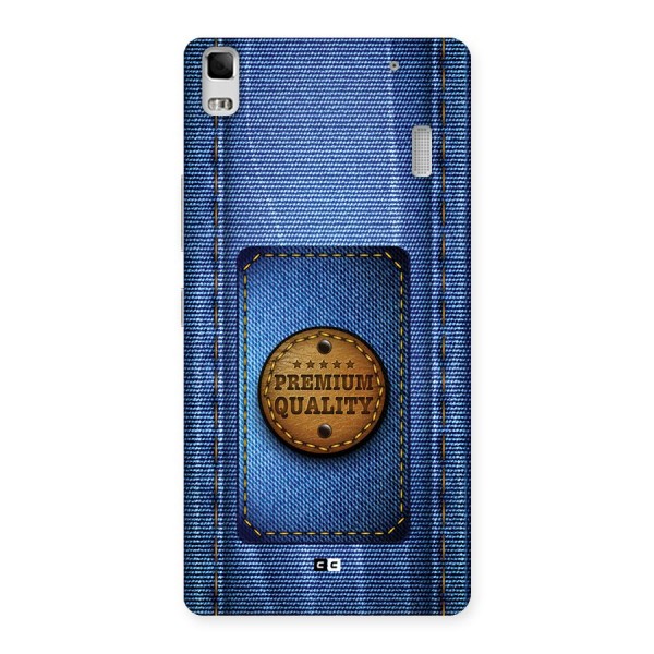 Premium Quality Denim Back Case for Lenovo K3 Note