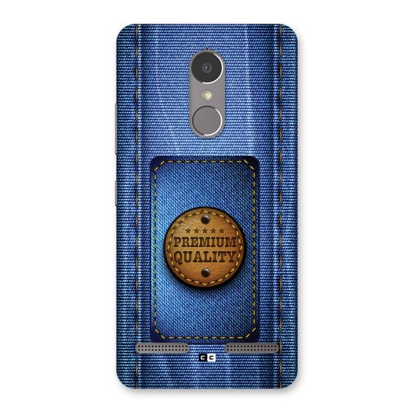 Premium Quality Denim Back Case for Lenovo K6