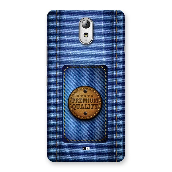 Premium Quality Denim Back Case for Lenovo Vibe P1M