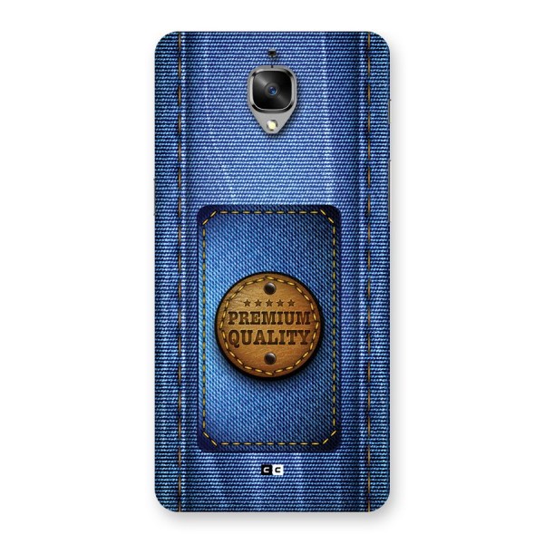 Premium Quality Denim Back Case for OnePlus 3