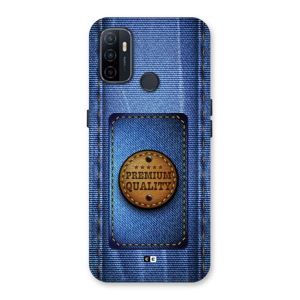Premium Quality Denim Back Case for Oppo A32