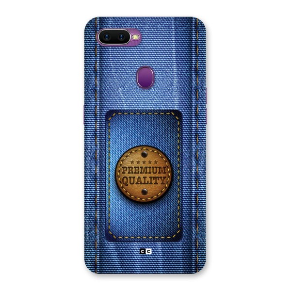 Premium Quality Denim Back Case for Oppo F9