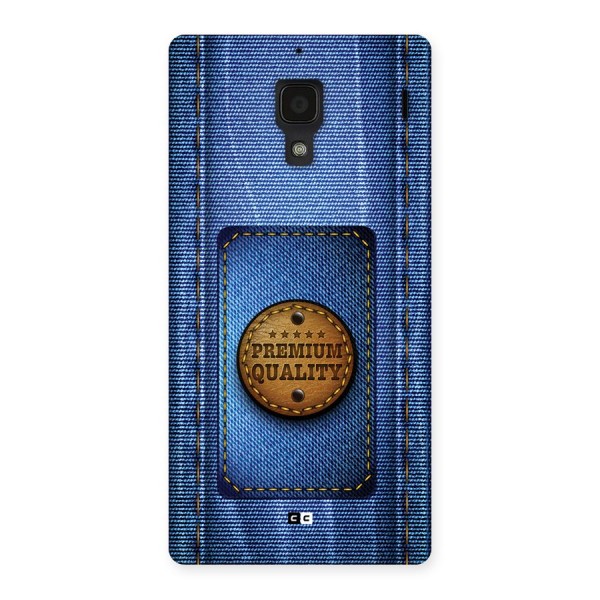 Premium Quality Denim Back Case for Redmi 1s