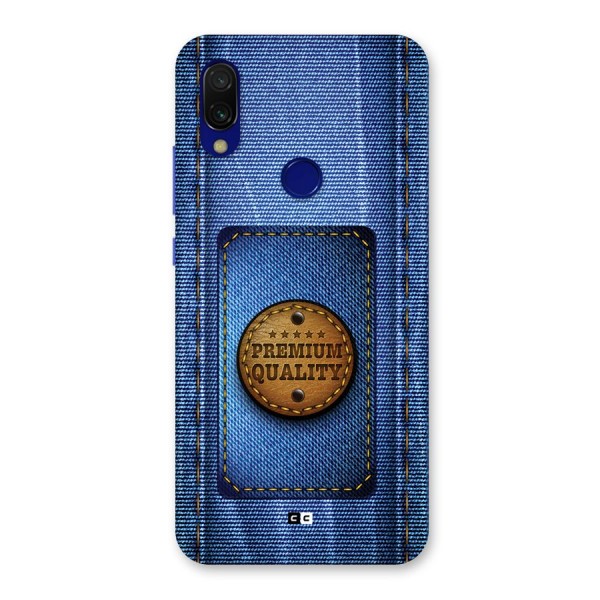 Premium Quality Denim Back Case for Redmi 7