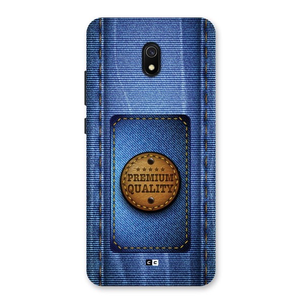 Premium Quality Denim Back Case for Redmi 8A