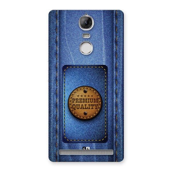Premium Quality Denim Back Case for Vibe K5 Note