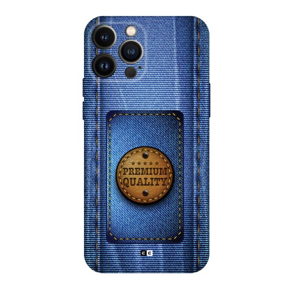 Premium Quality Denim Back Case for iPhone 13 Pro Max