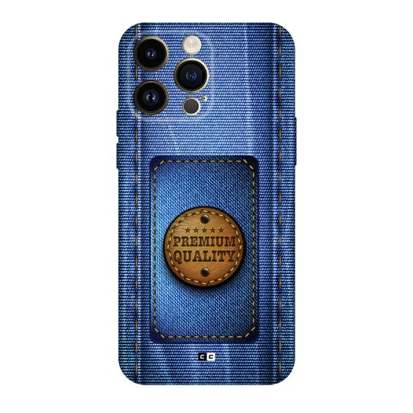 Premium Quality Denim Back Case for iPhone 14 Pro Max