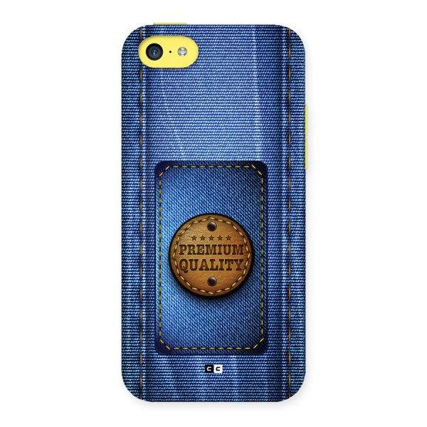 Premium Quality Denim Back Case for iPhone 5C