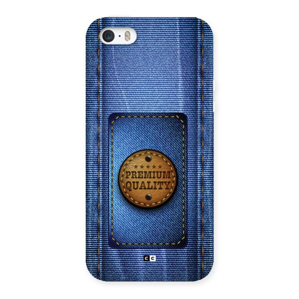 Premium Quality Denim Back Case for iPhone SE 2016