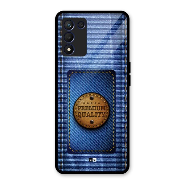 Premium Quality Denim Glass Back Case for Realme 9 5G Speed