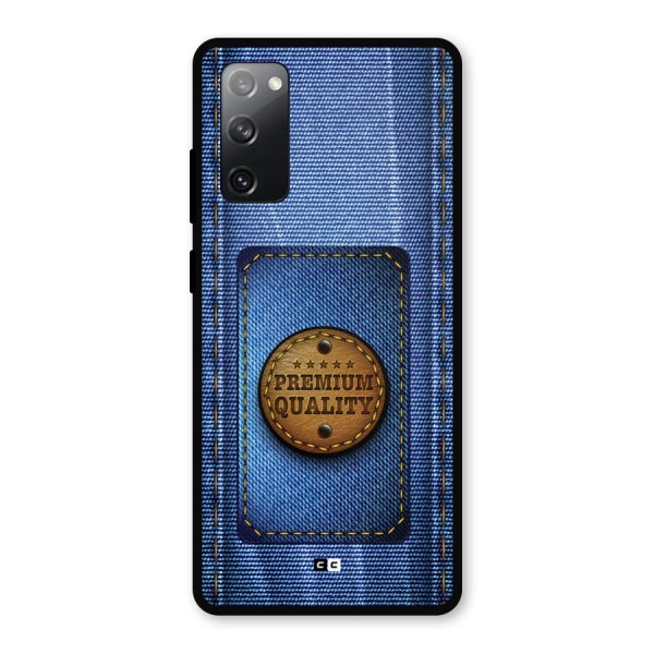 Premium Quality Denim Metal Back Case for Galaxy S20 FE 5G