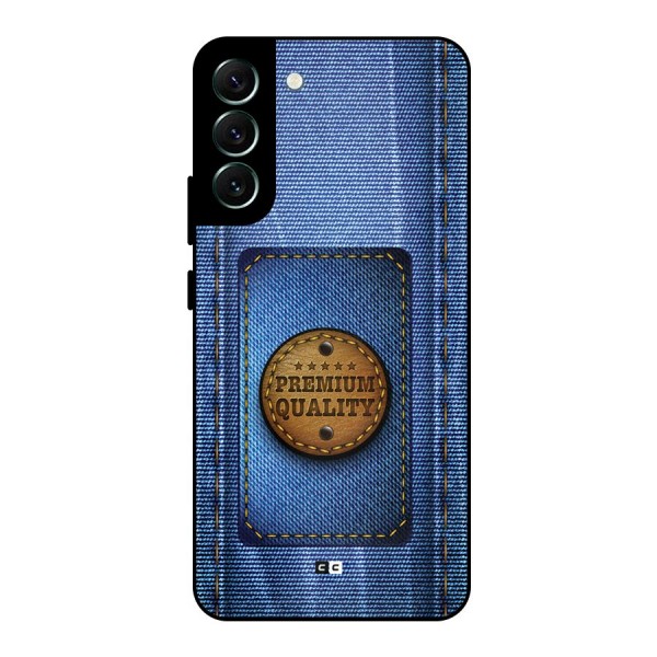 Premium Quality Denim Metal Back Case for Galaxy S22 Plus 5G