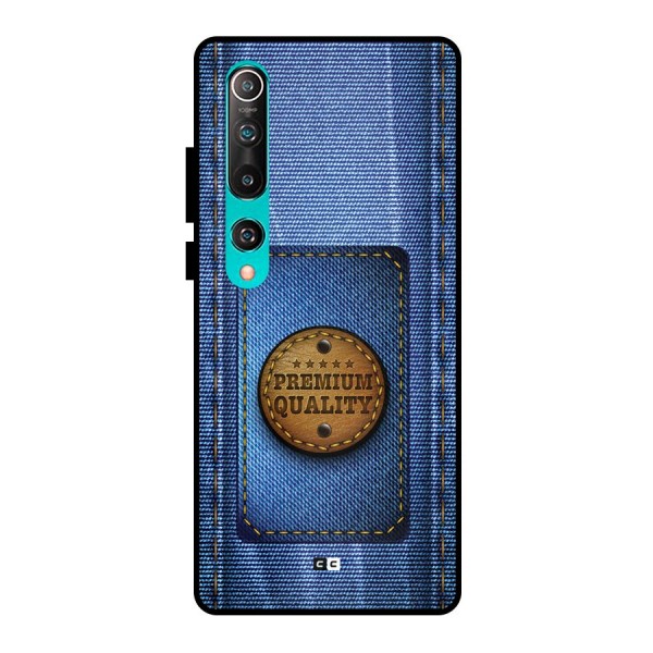 Premium Quality Denim Metal Back Case for Mi 10