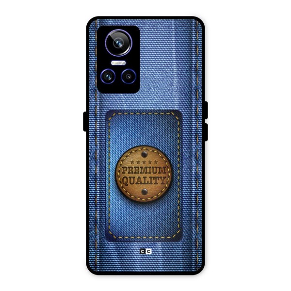 Premium Quality Denim Metal Back Case for Realme GT Neo 3