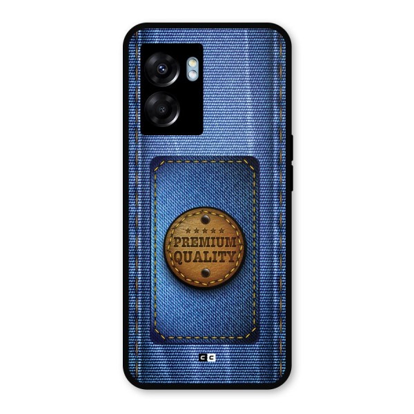 Premium Quality Denim Metal Back Case for Realme Narzo 50 5G