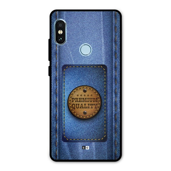 Premium Quality Denim Metal Back Case for Redmi Note 5 Pro