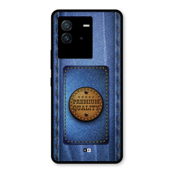 Premium Quality Denim Metal Back Case for iQOO Neo 6 5G