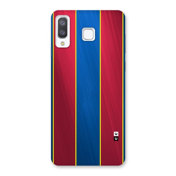 Premium Vertical Stripes Back Case for Galaxy A8 Star