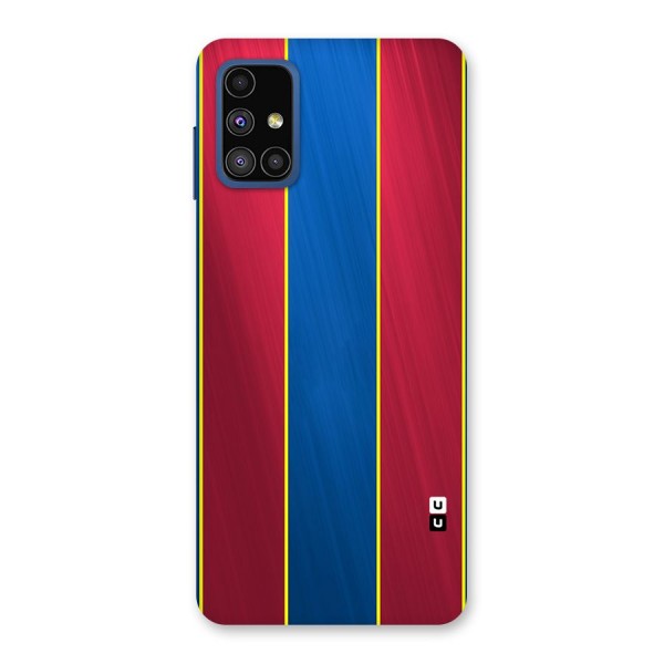 Premium Vertical Stripes Back Case for Galaxy M51