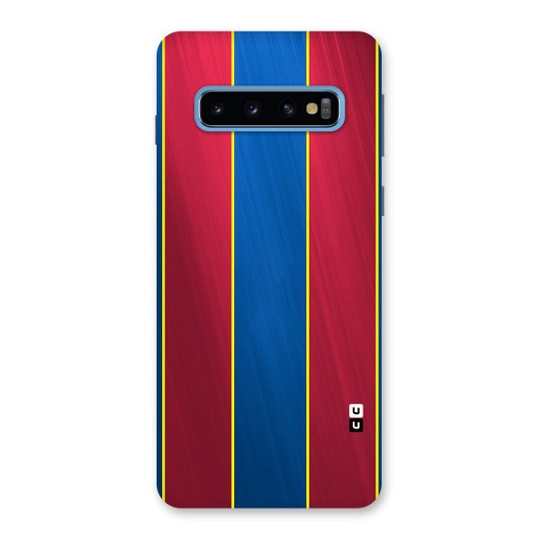 Premium Vertical Stripes Back Case for Galaxy S10